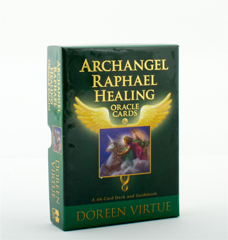 Bild på Archangel raphaels healing oracle cards