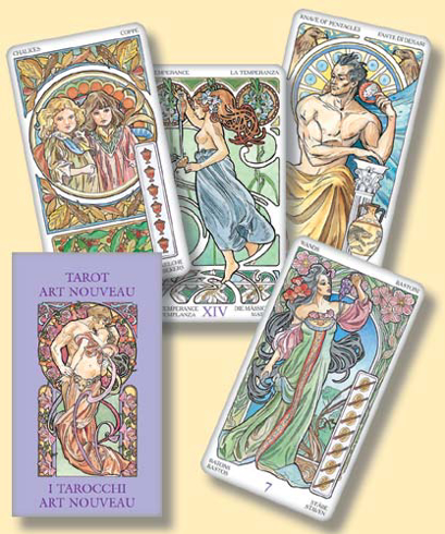 Bild på Art nouveau tarot minature