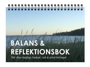 Bild på Balans & Reflektionsbok: För dina dagliga tankar, val & prioriteringar