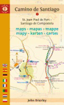 Bild på Camine de santiago maps - tenth edition - st. jean pied de port - santiago
