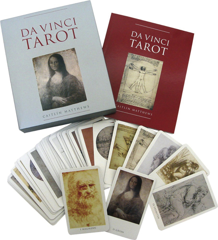 Bild på Da Vinci tarot (bok 144 sidor + 78 kort)
