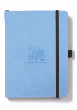 Bild på Dingbats* Earth A5+ Sky Blue Great Barrier Reef Notebook - Dotted