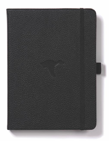 Bild på Dingbats* Wildlife A5+ Black Duck Notebook - Dotted