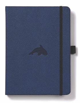 Bild på Dingbats* Wildlife A5+ Blue Whale Notebook - Dotted