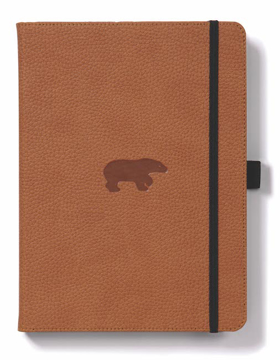 Bild på Dingbats* Wildlife A5+ Brown Bear Notebook - Dotted