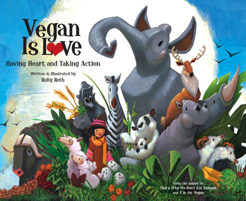 Bild på Vegan is love