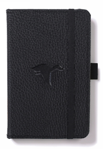 Bild på Dingbats* Wildlife A6 Pocket Black Duck Notebook - Plain