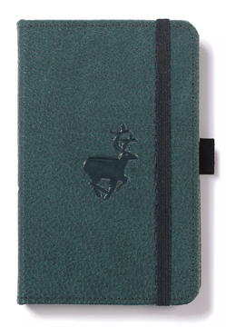 Bild på Dingbats* Wildlife A6 Pocket Green Deer Notebook - Dotted