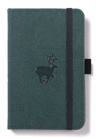 Bild på Dingbats* Wildlife A6 Pocket Green Deer Notebook - Plain