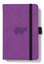 Bild på Dingbats* Wildlife A6 Pocket Purple Hippo Notebook - Graph