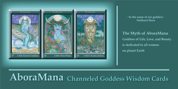 Bild på Aboramana: Channeled Goddess Wisdom Cards (89 Cards & Guidebook)
