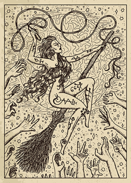 Bild på Lenormand Engraved Whip (21x30)