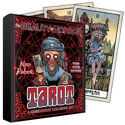 Bild på Beauty Of Horror, The : Fear Your Future Tarot Deck