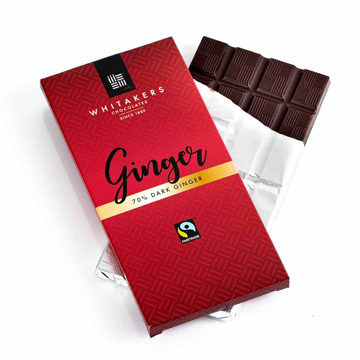 Bild på 20-pack 70% Dark Ginger Chocolate Bar