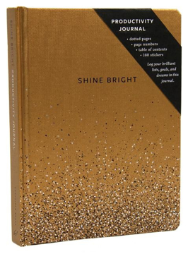Bild på Shine Bright Productivity Journal, Gold