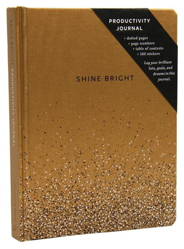 Bild på Shine Bright Productivity Journal, Gold