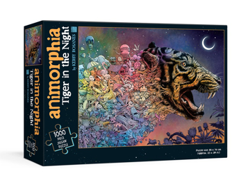 Bild på Animorphia Tiger in the Night Puzzle