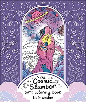 Bild på The Cosmic Slumber Tarot Coloring Book