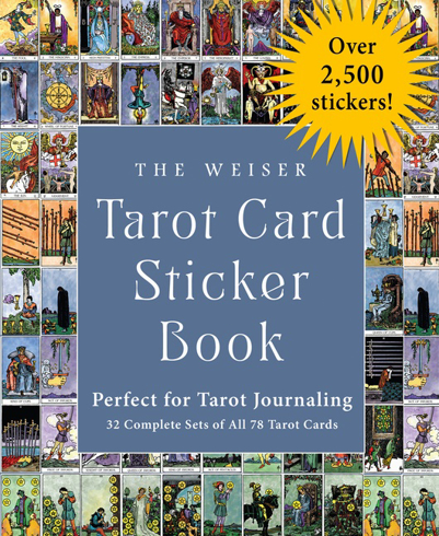 Bild på WEISER TAROT CARD STICKER BOOK: Perfect for Tarot Journaling (32 complete sets of all 78 Tarot cards - over 2500 stickers)