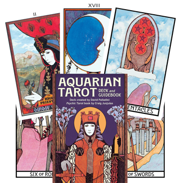 Bild på Aquarian Tarot Combination (Deck + Book "Psychic Tarot")