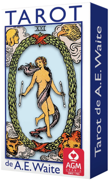 Bild på A.E. Waite Tarot Pocket Blue Edition SP