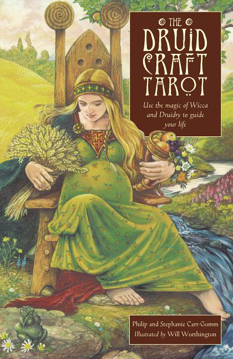 Bild på Druidcraft Tarot : Use The Magic Of Wicca & Druidry To Guide Your Life (78-card deck & 192-page book)