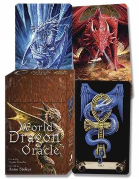 Bild på World Dragon Oracle: 28 Cards & 128-Page, Color Guidebook