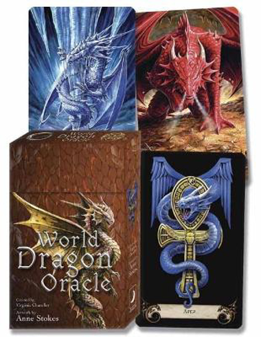 Bild på World Dragon Oracle: 28 Cards & 128-Page, Color Guidebook