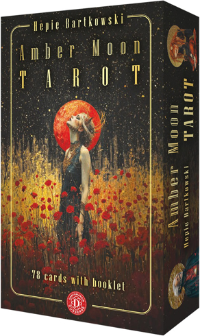 Bild på Amber Moon Tarot : 78 tarot cards and 80-page booklet