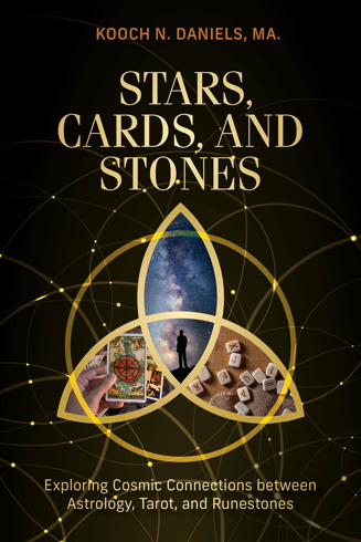 Bild på Stars, Cards, and Stones: Exploring Cosmic Connections between Astrology, Tarot, and Runestones