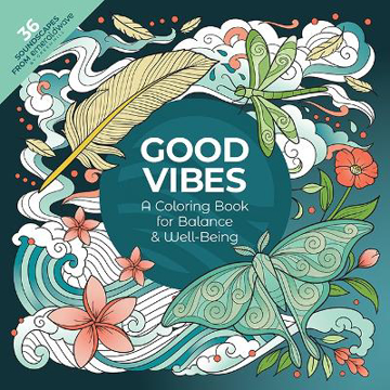 Bild på Good Vibes: A Coloring Book for Balance & Well-Being: With 36 Soundscapes from Emeraldwave by Green Hill