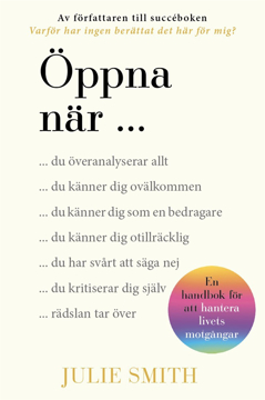 Bild på Öppna när : en handbok för att hantera livets motgångar