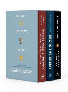 Bild på The Way, the Enemy, and the Key: A Boxed Set of The Obstacle is the Way, Ego is the Enemy & Stillness is the Key