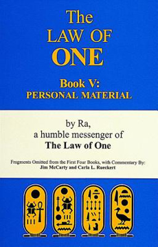 Bild på Law of one book v - personal material-fragments omitted from the first four