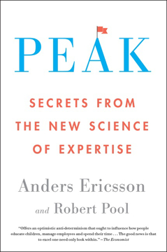 Bild på Peak: Secrets from the New Science of Expertise