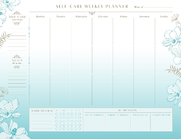 Bild på Self-Care Weekly Planner Notepad